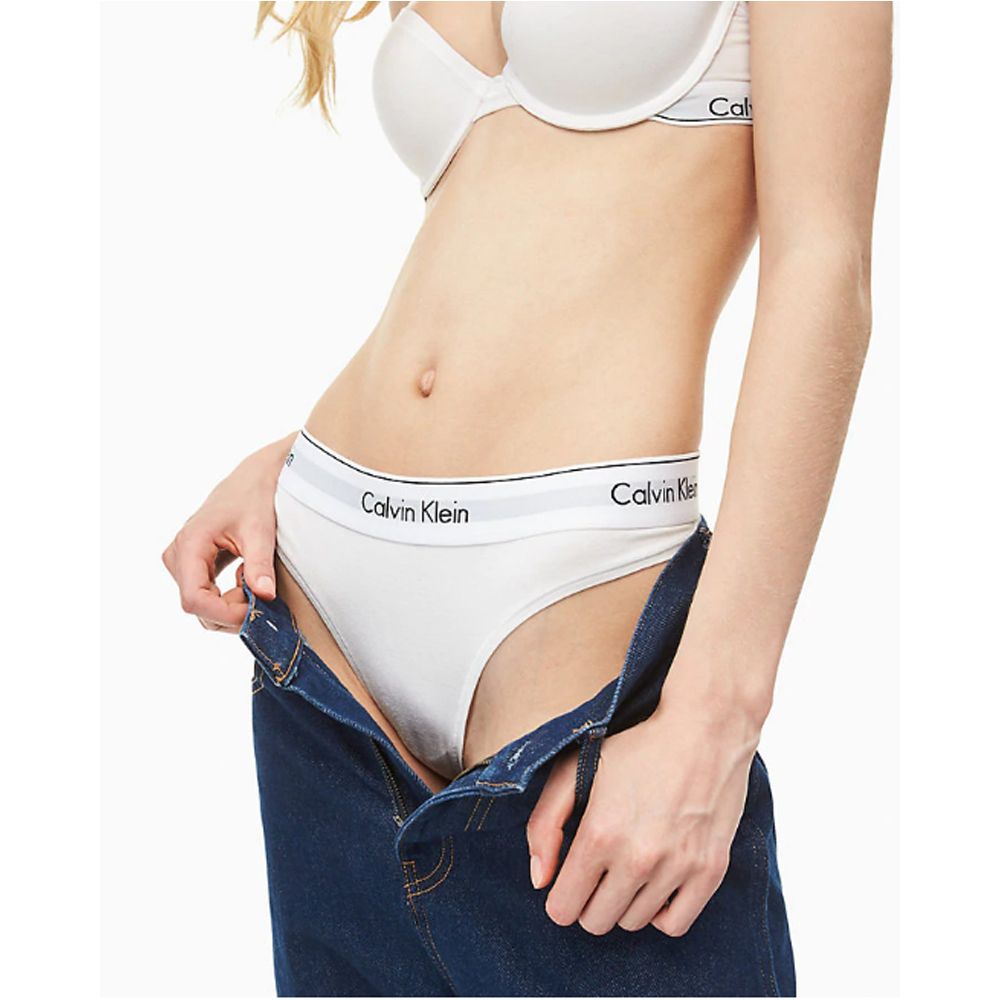 Calvin Klein Stringtanga, Weiß