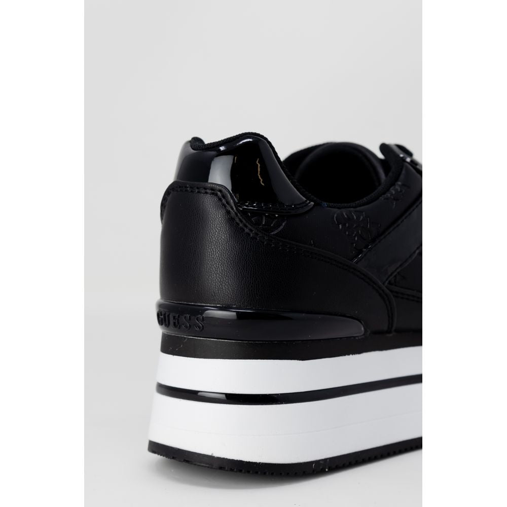 Guess Sneakers Plateau Schwarz