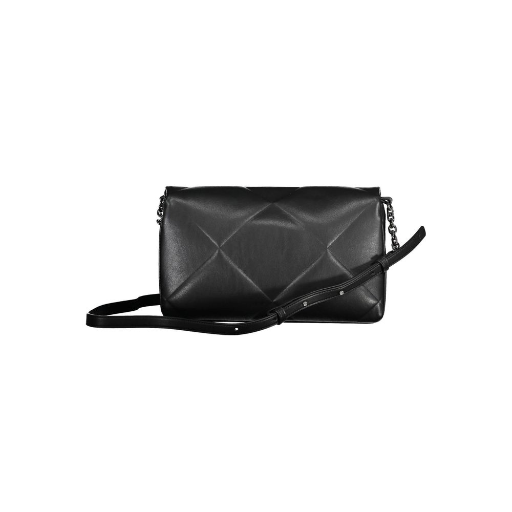 Schwarze Damen-Schultertasche von Calvin Klein aus Polyester
