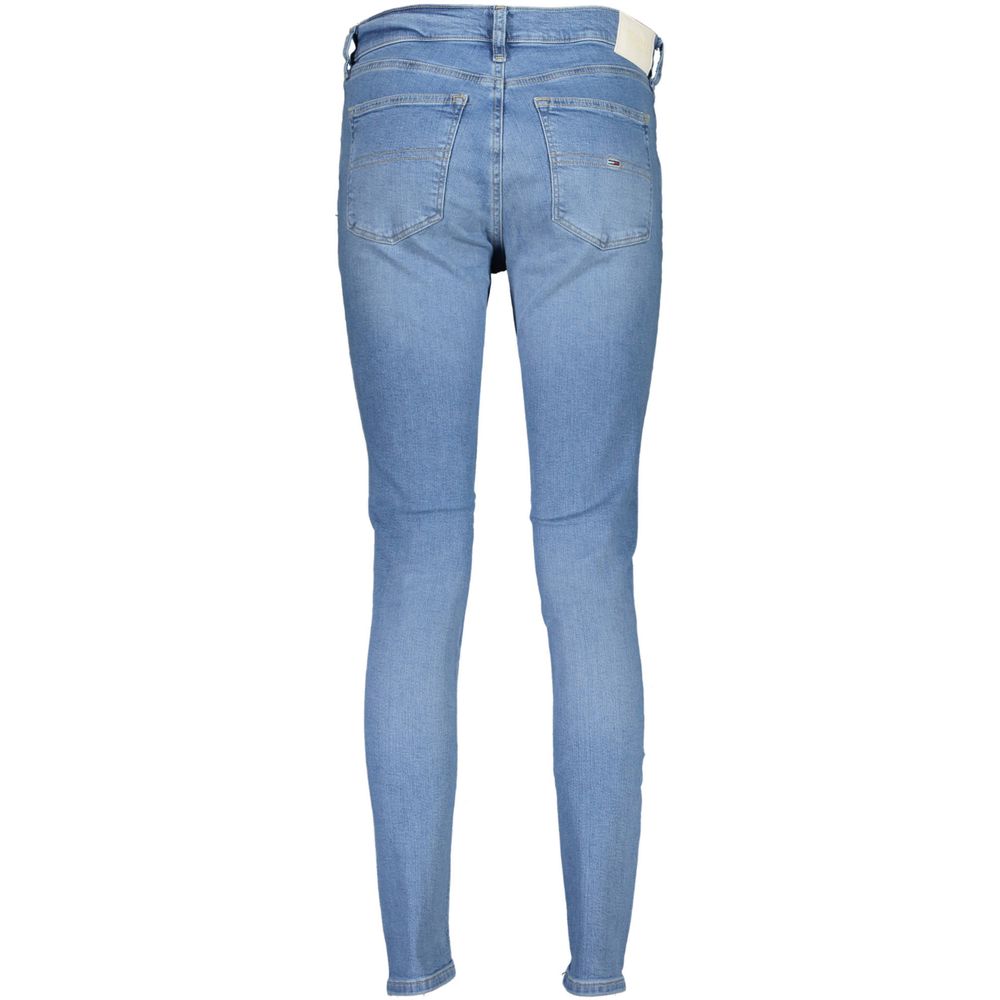 Tommy Hilfiger Mid-Rise Skinny Jeans Sea Wave Azzurro