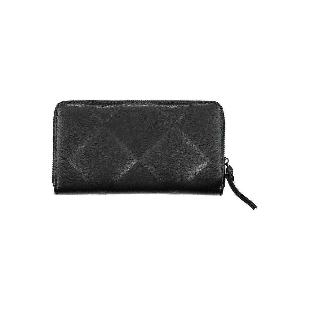 Calvin Klein Sleepless Night Black Wallet with RFID Blocking and Zip Closure