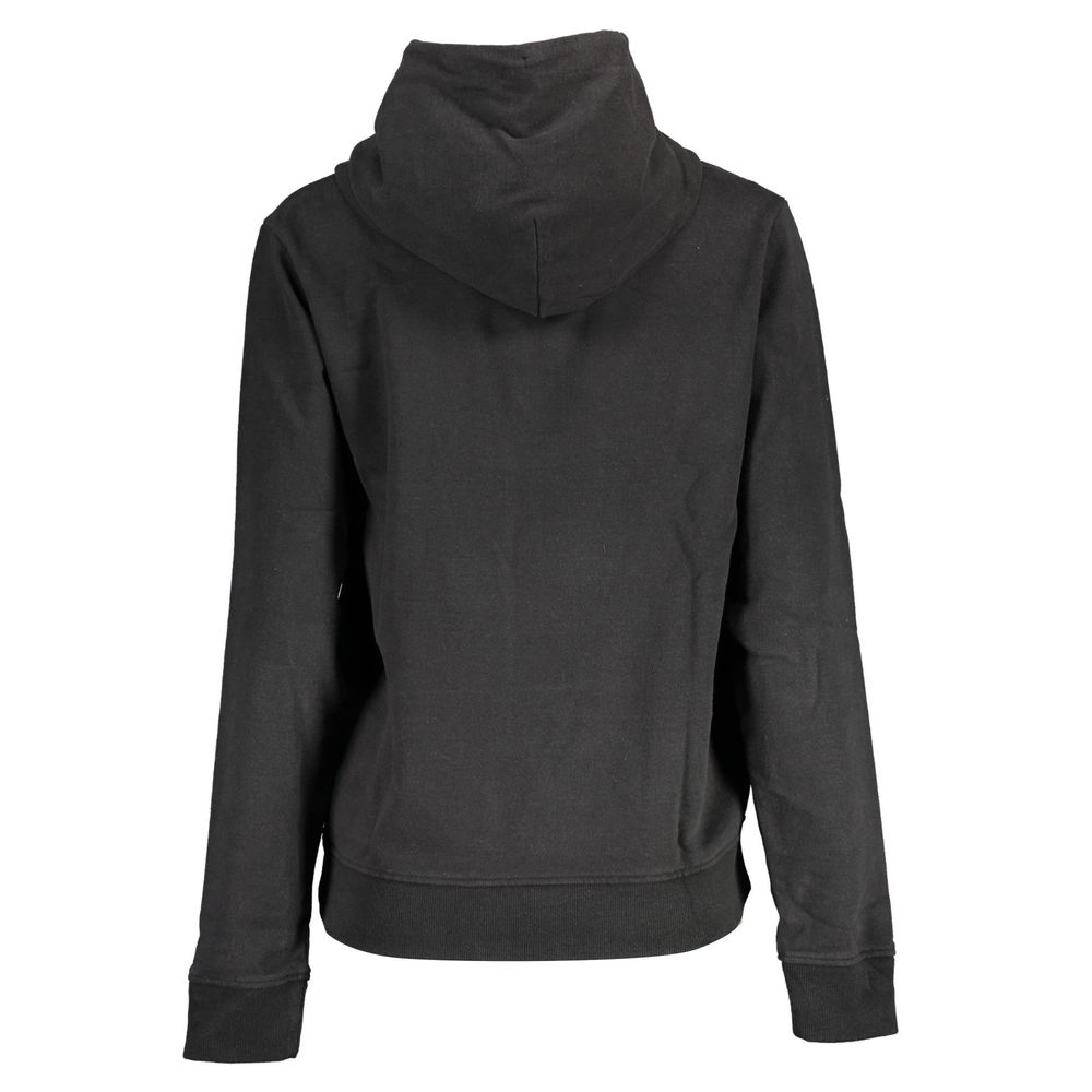 Tommy Hilfiger Damen-Hoodie aus schwarzer Baumwolle