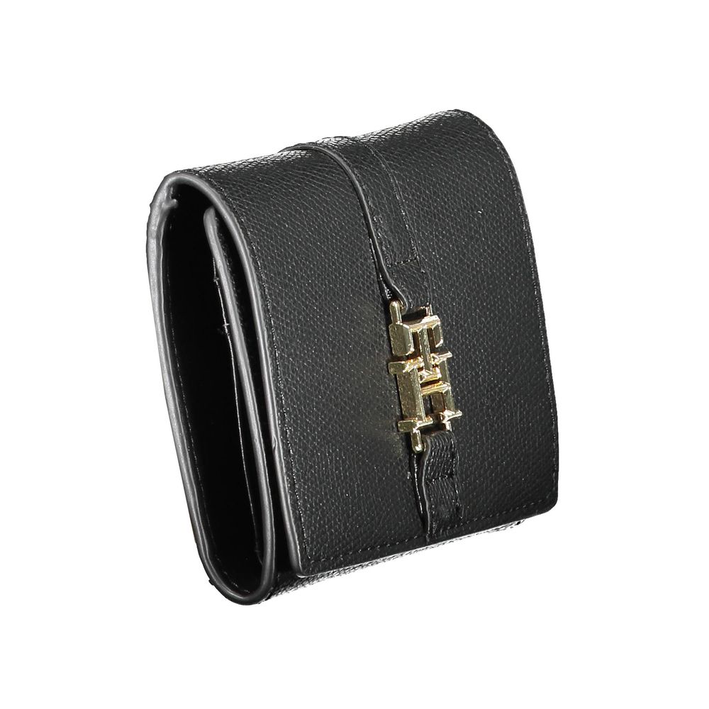 Cartera Tommy Hilfiger de poliuretano negro para mujer