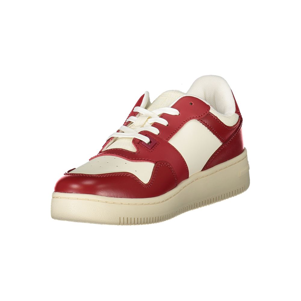 Tommy Hilfiger Rosso Leder Damen Sneaker