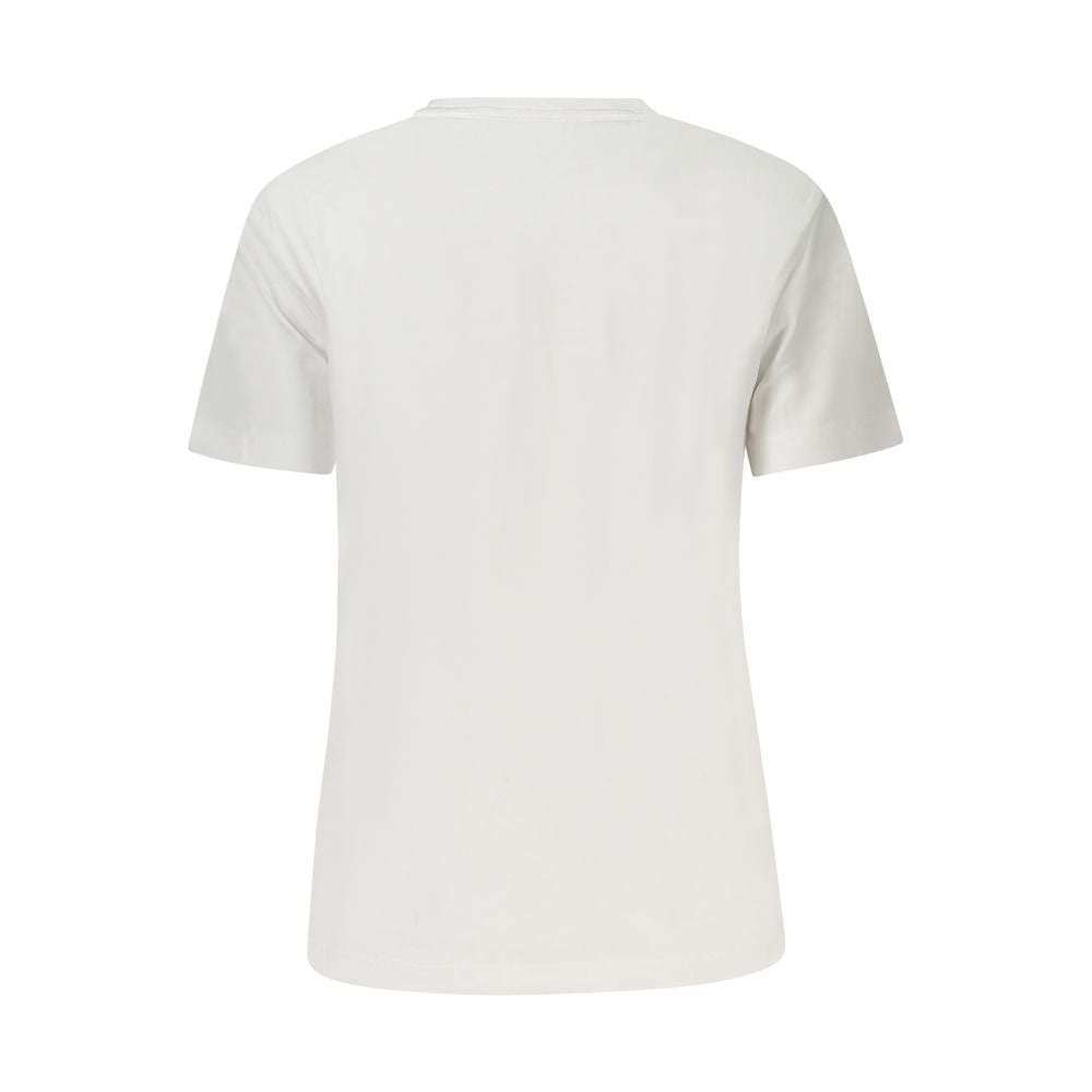 Calvin Klein Bianco Baumwoll-T-Shirt für Damen