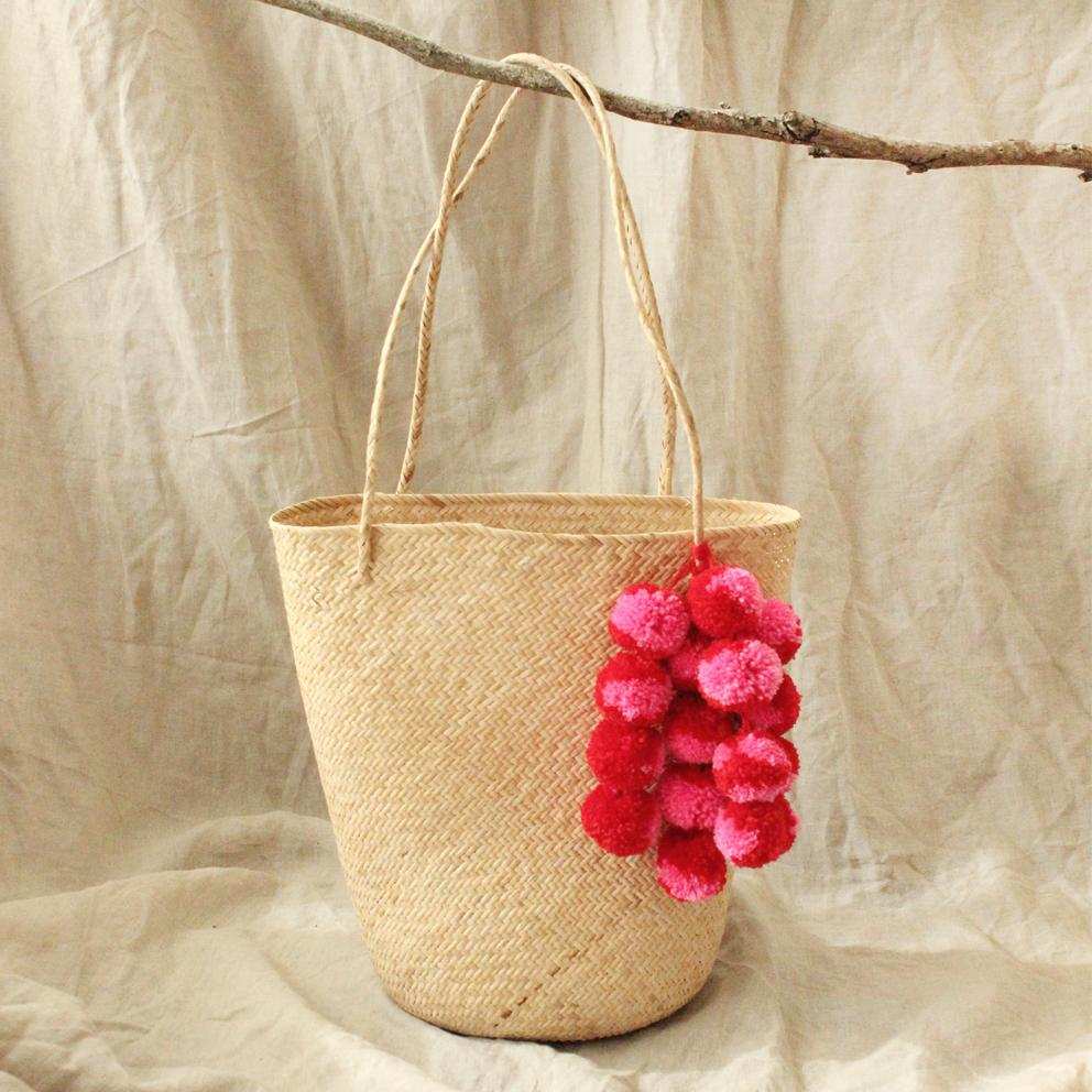 Straw Beach Bag