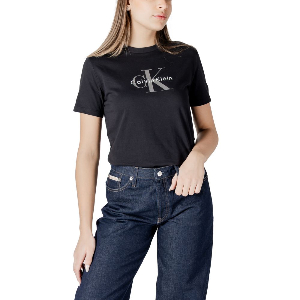 Calvin Klein Jeans Sleepless Night Schwarzes T-Shirt