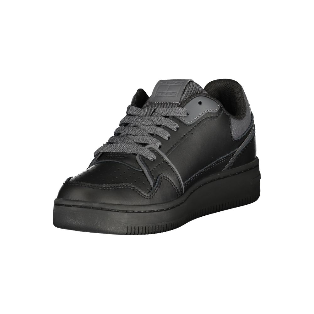 Zapatillas Tommy Hilfiger de poliuretano negro para mujer