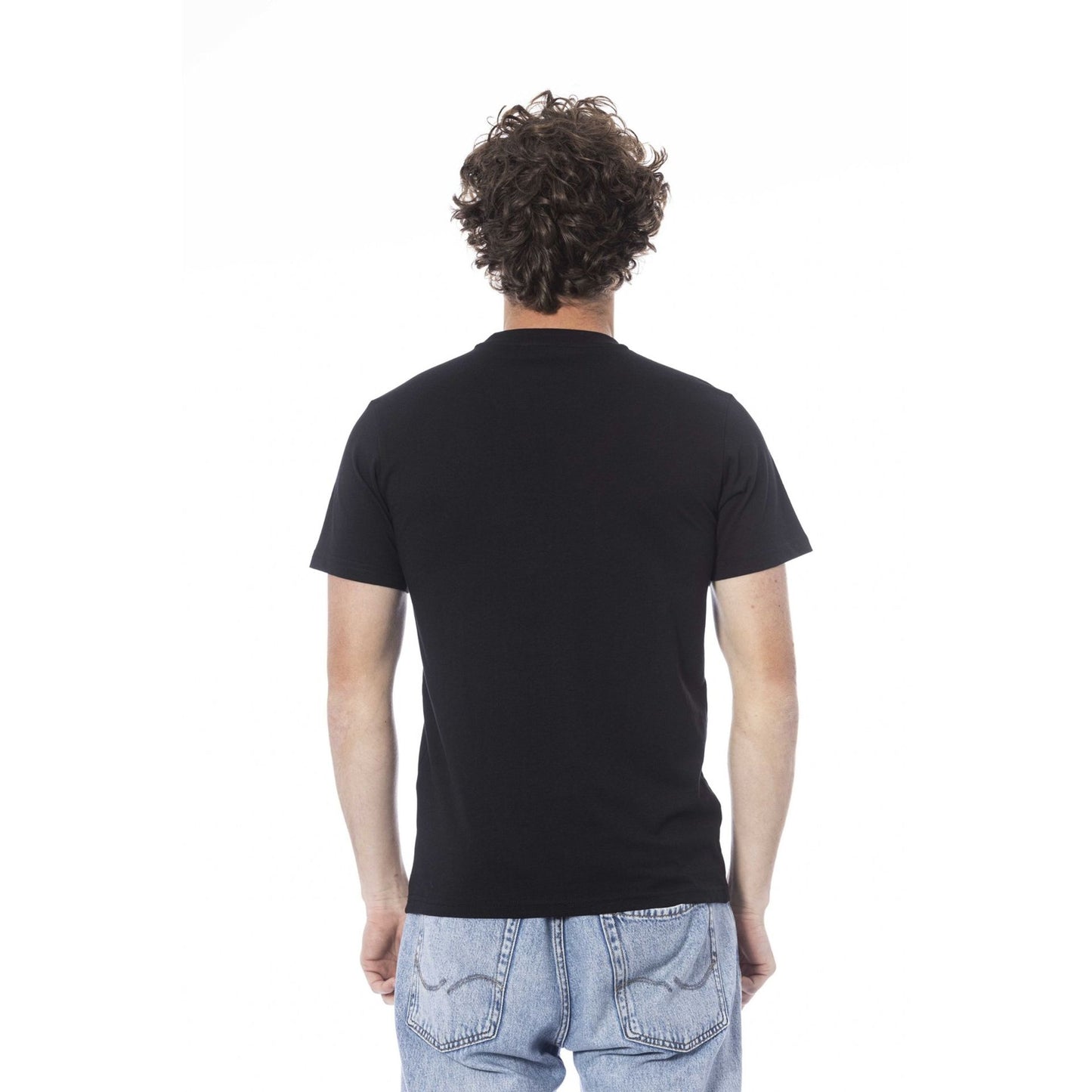 Cavalli Class Black Male T-Shirt