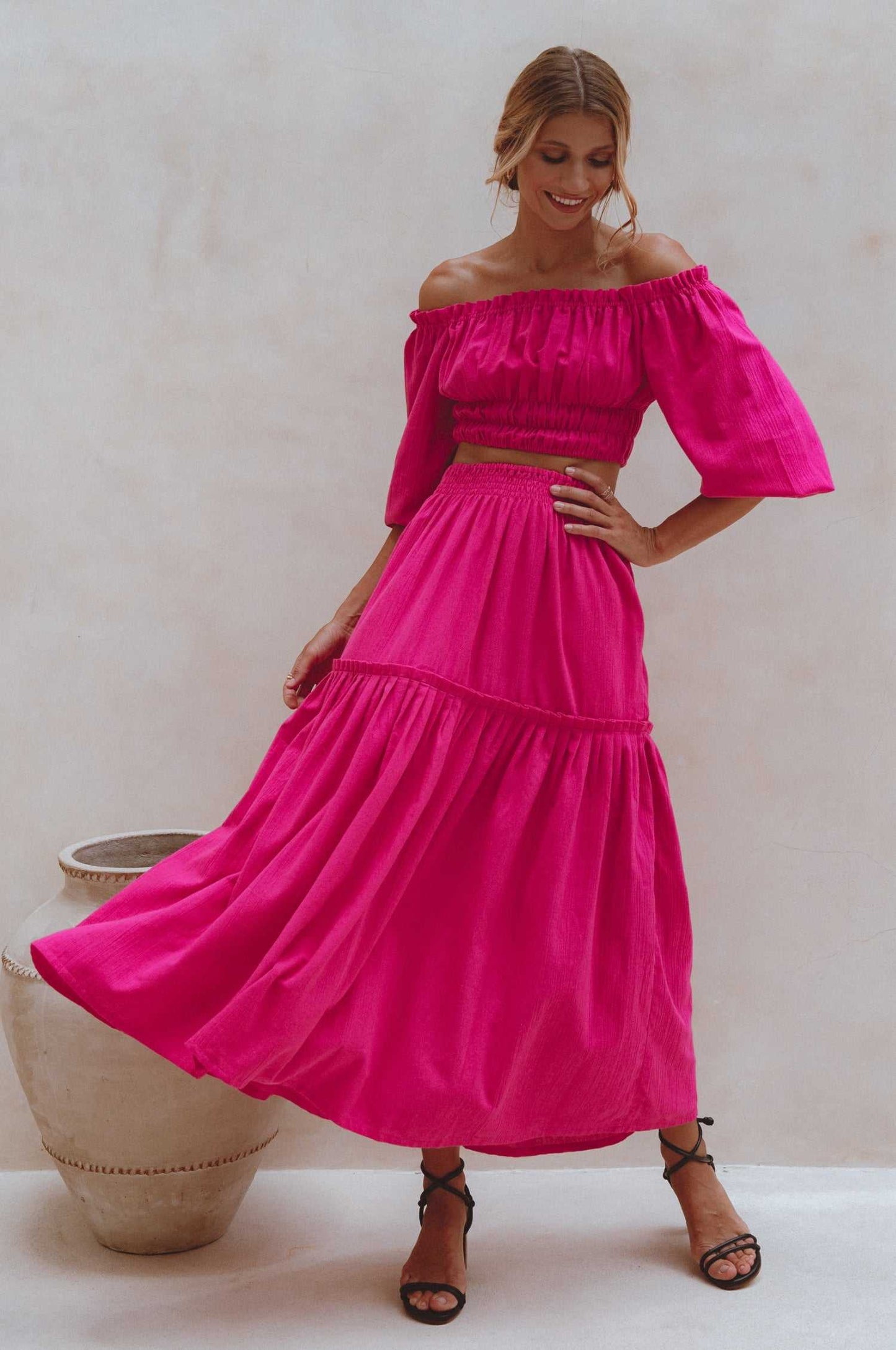 linen skirt