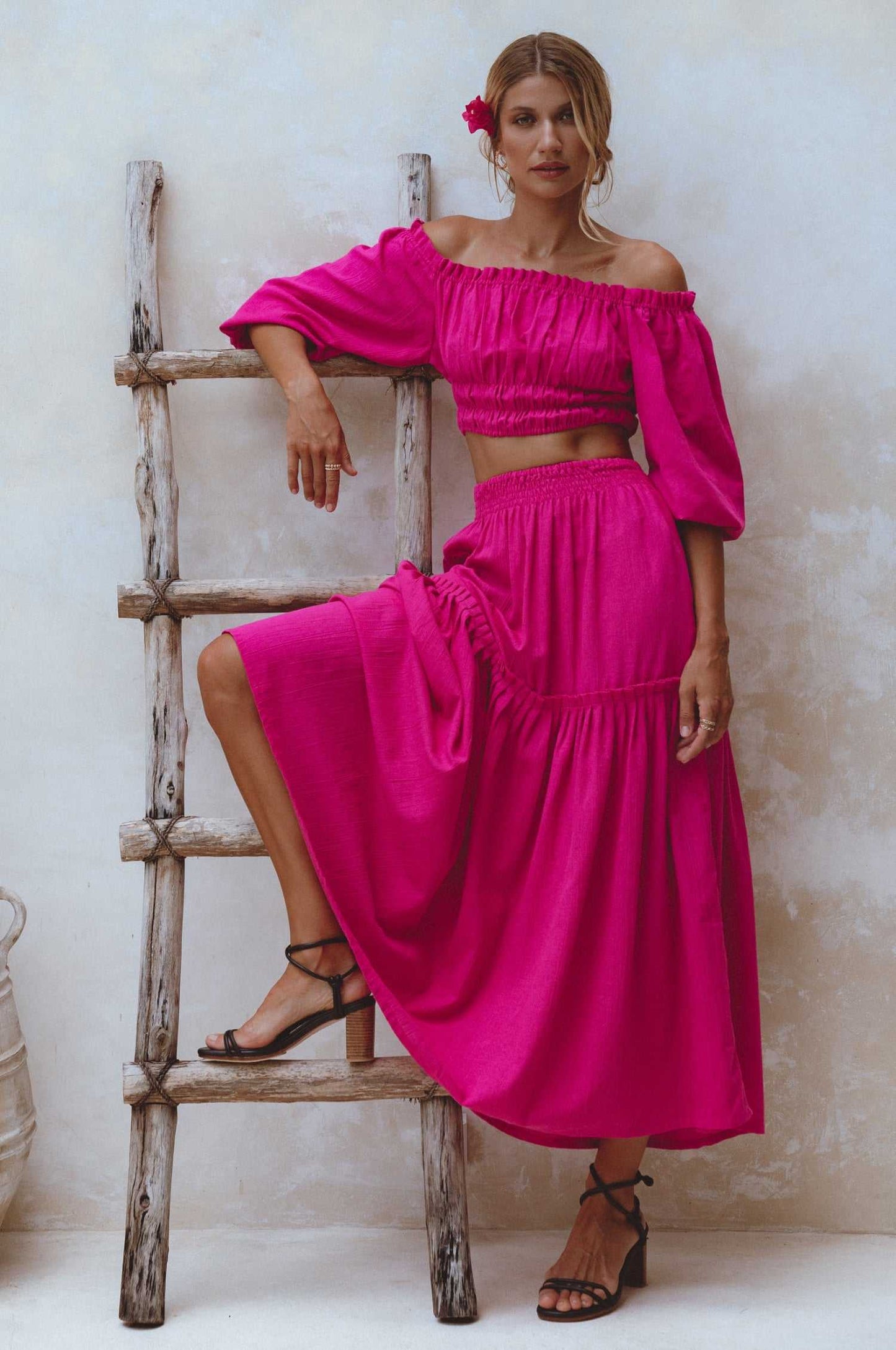 linen skirt