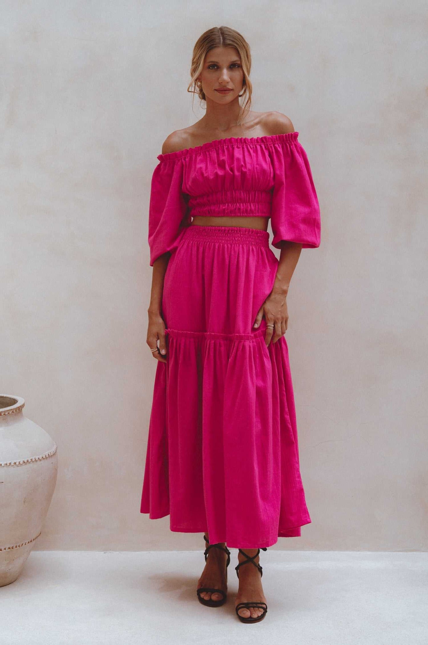 linen skirt