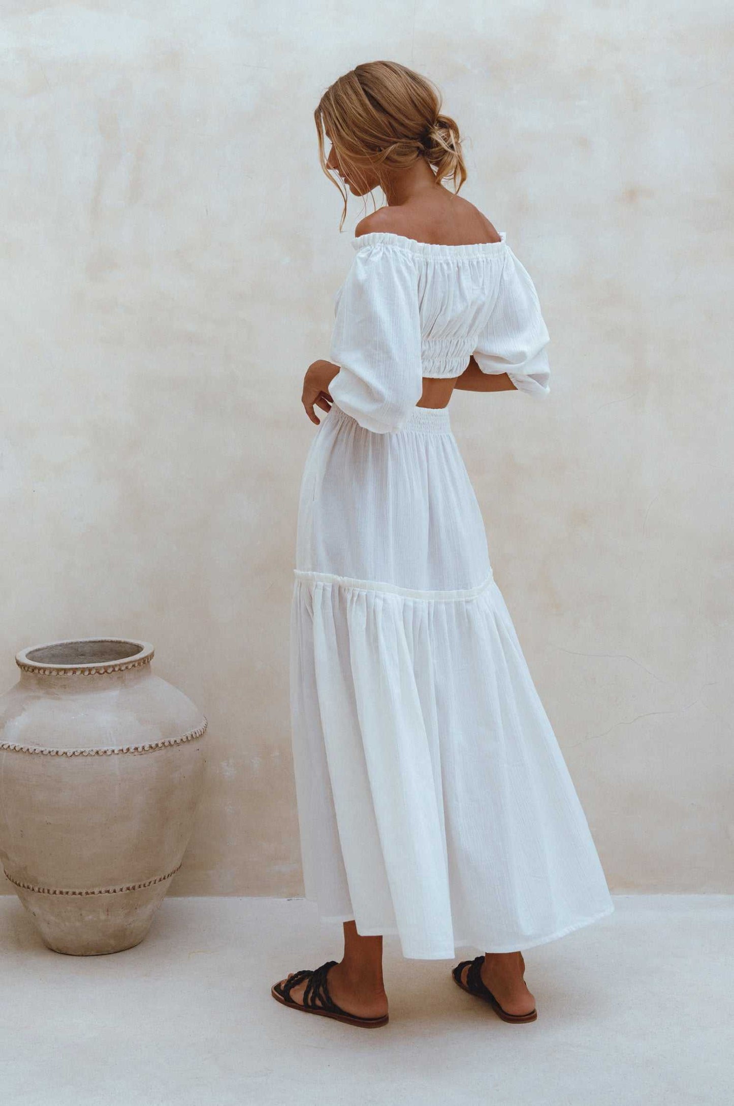 linen skirt