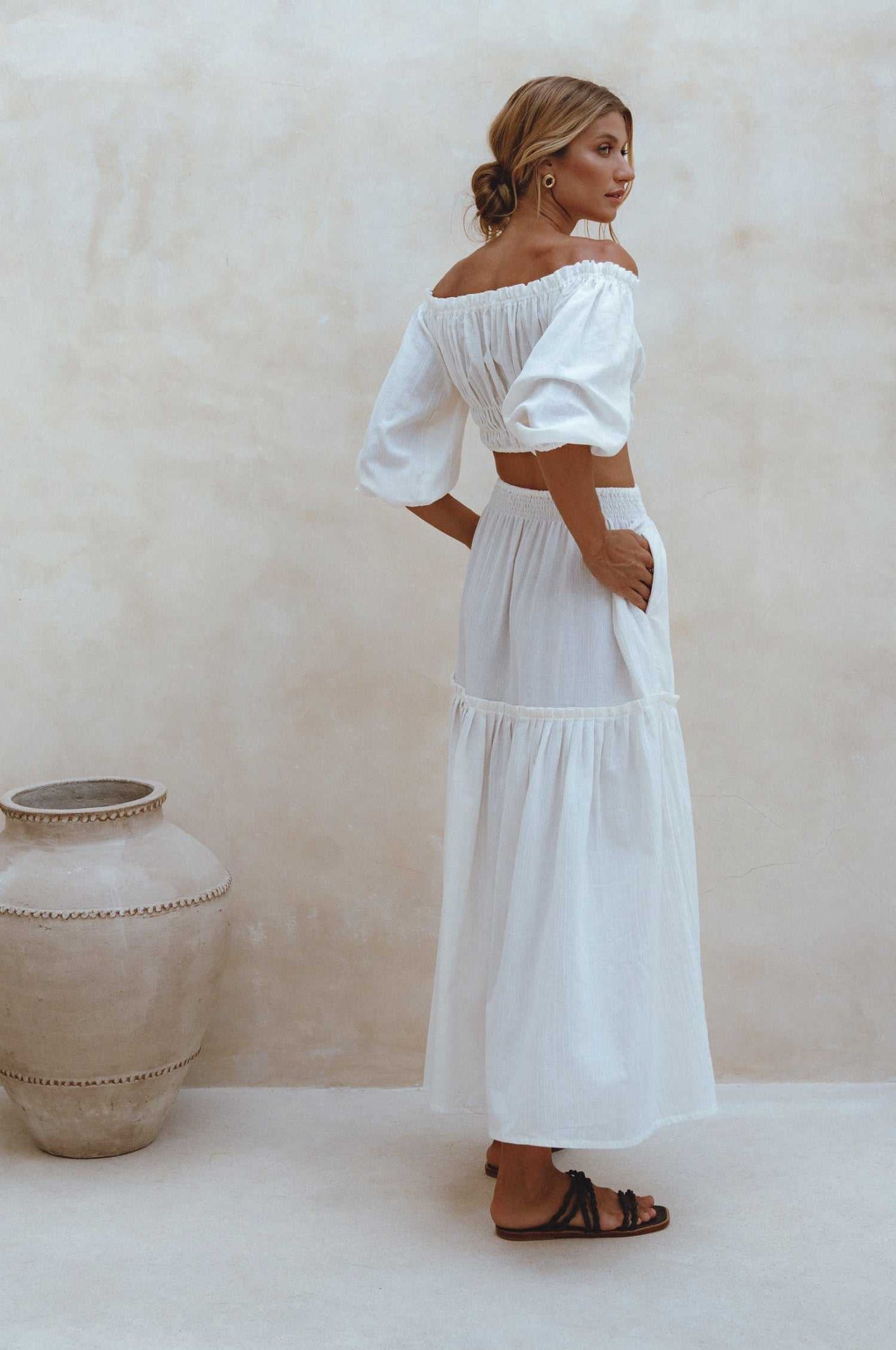 linen skirt