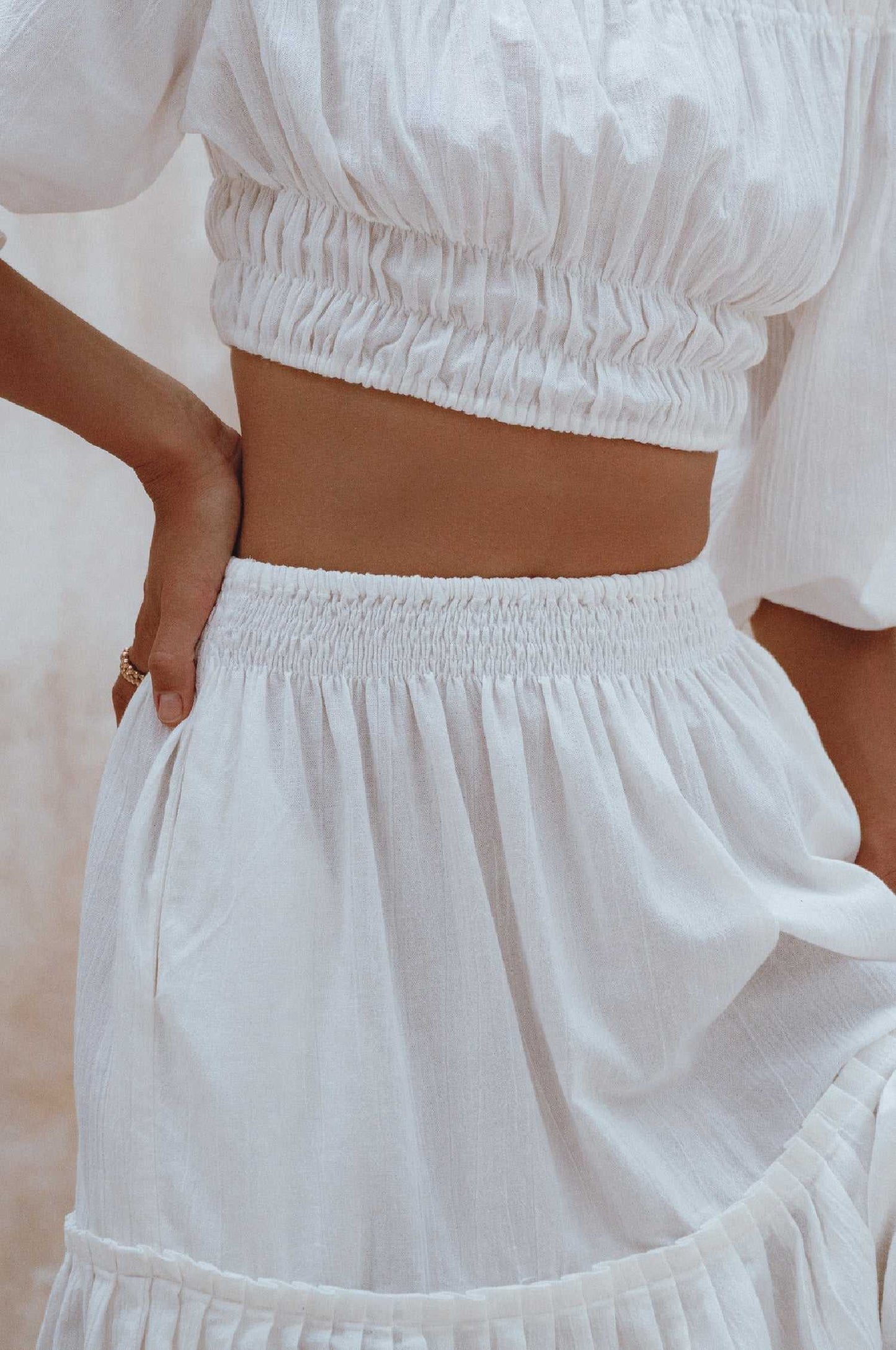 linen skirt