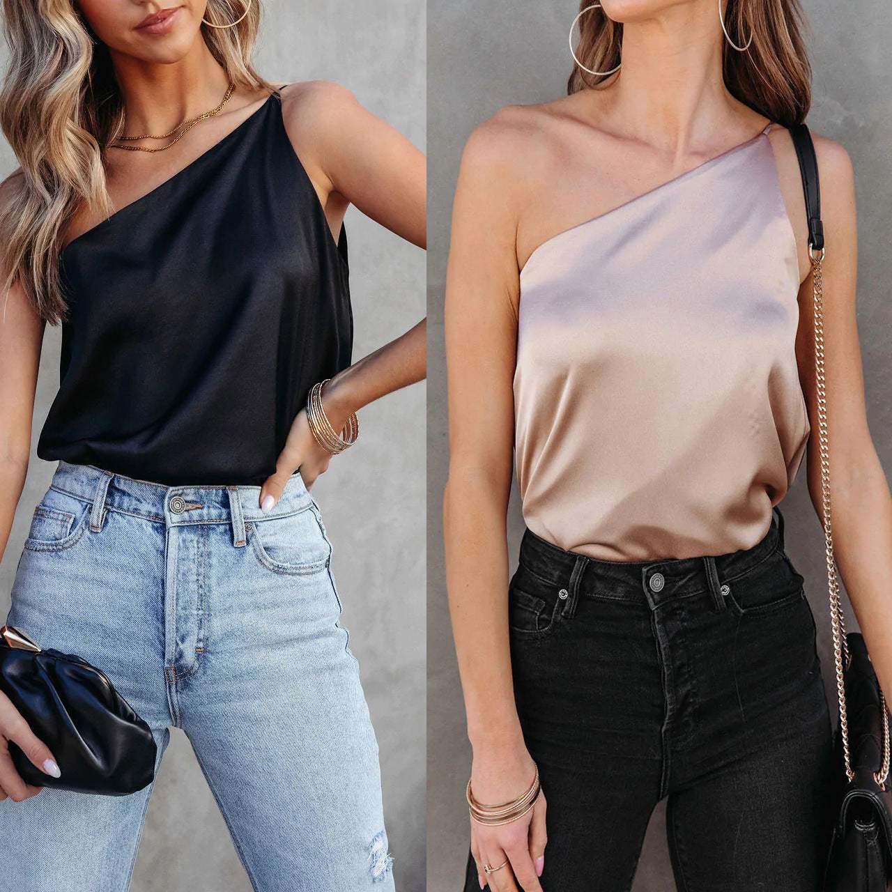 Tops & Blouses -Shoulder Tank Top
