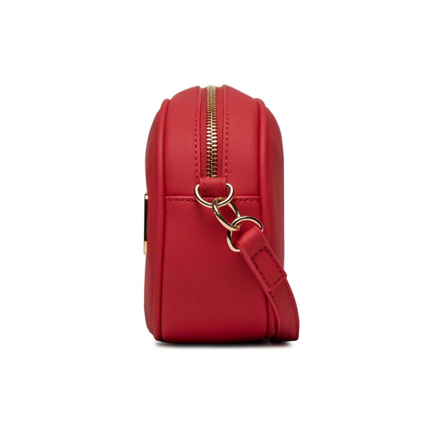 Love Moschino Red  Crossbody Handbag with Visible Logo