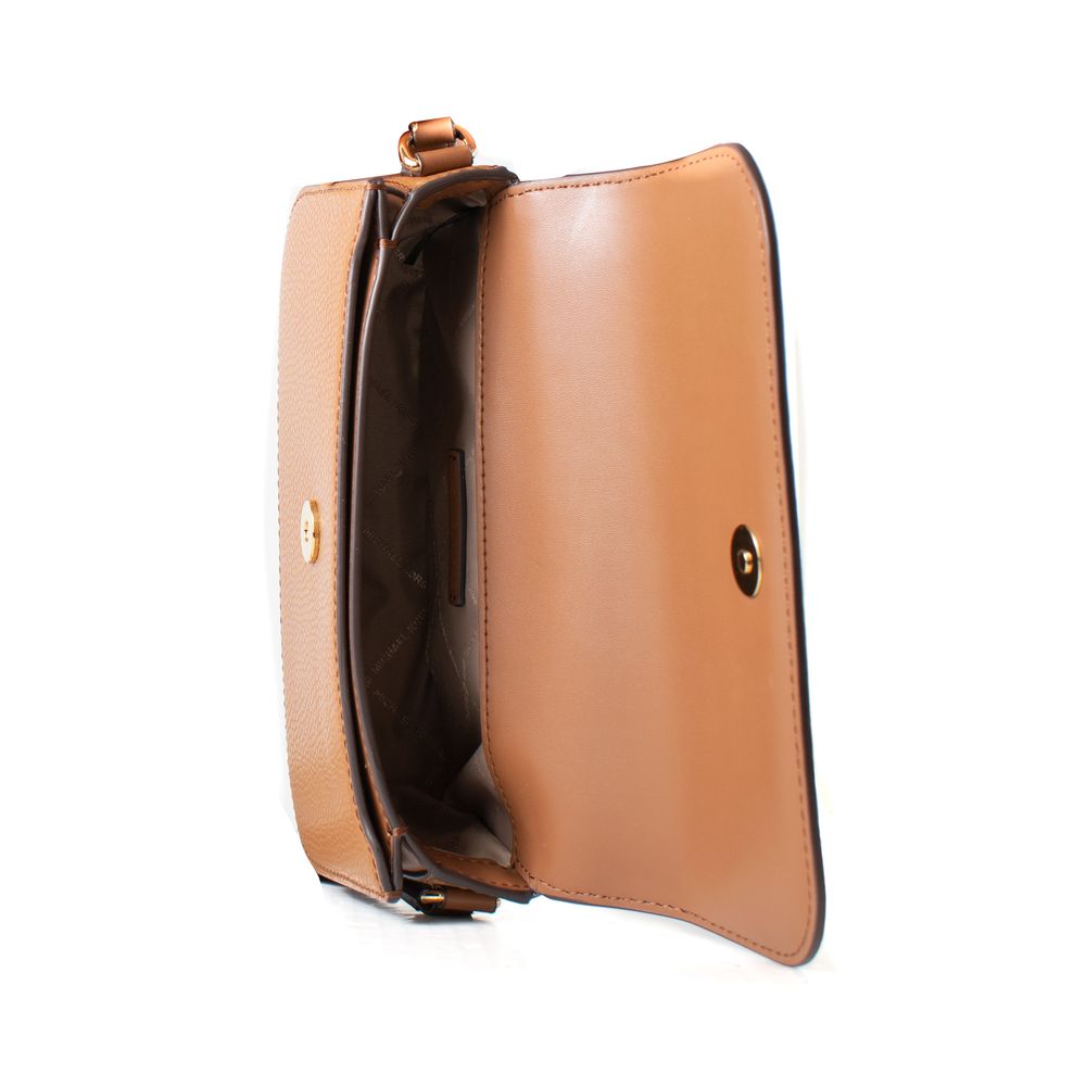 Michael Kors Liquor Brown Leather Crossbody Bag Marbella Collection