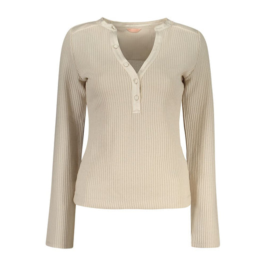 Guess Jeans V-Neck Sweater Sandy Brown