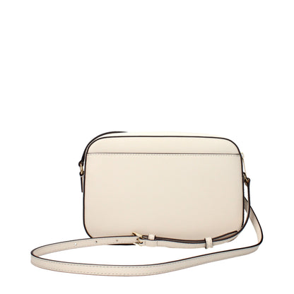 Michael Kors Beige Leather Crossbody Bag Marbella Collection