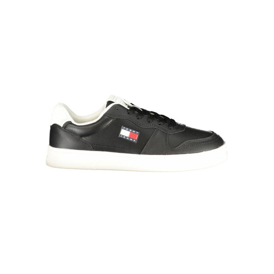 Tommy Hilfiger Sleepless Night Black Polyurethane Sneakers