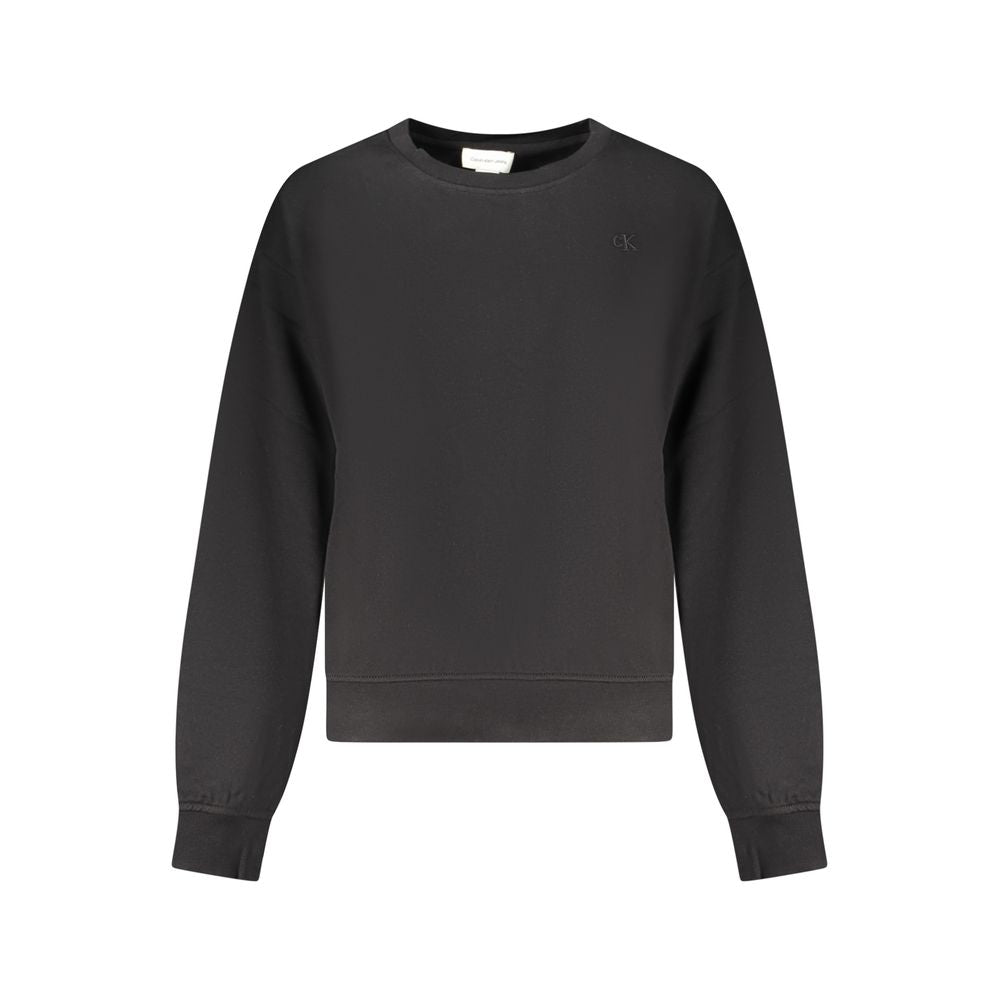 Calvin Klein Sleepless Night Schwarzes Sweatshirt in regulärer Passform