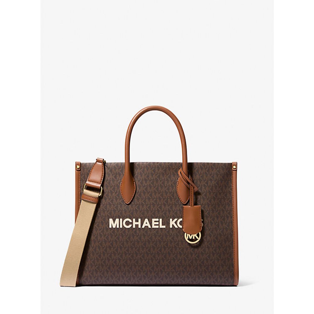 Michael Kors Schultertasche aus braunem Leder
