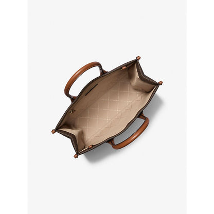 Michael Kors Schultertasche aus braunem Leder