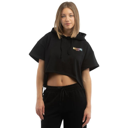 Moschino Schwarzes Baumwoll-Sweatshirt