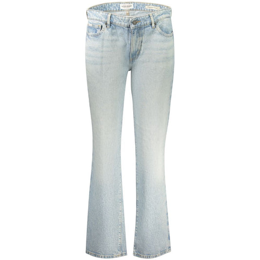 Guess Mid-Rise Straight-Leg Jeans - Blue
