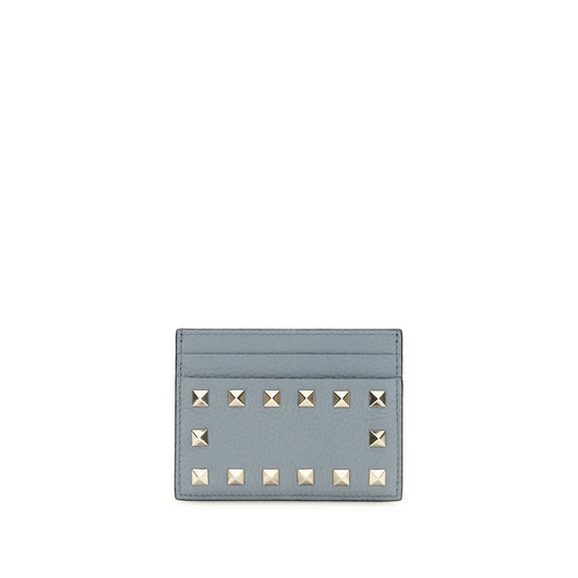 Valentino Garavani Lederkartenetui – Blau