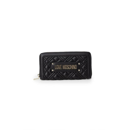Love Moschino Quilted Bicolor Eco-Leather Wallet