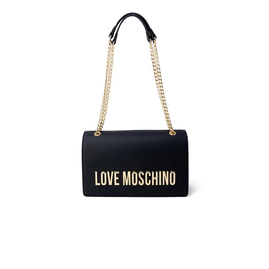 Love Moschino Marbella Black Eco-Leather Handbag