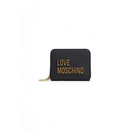 Love Moschino Sleepless Night Black Zip-Around Wallet