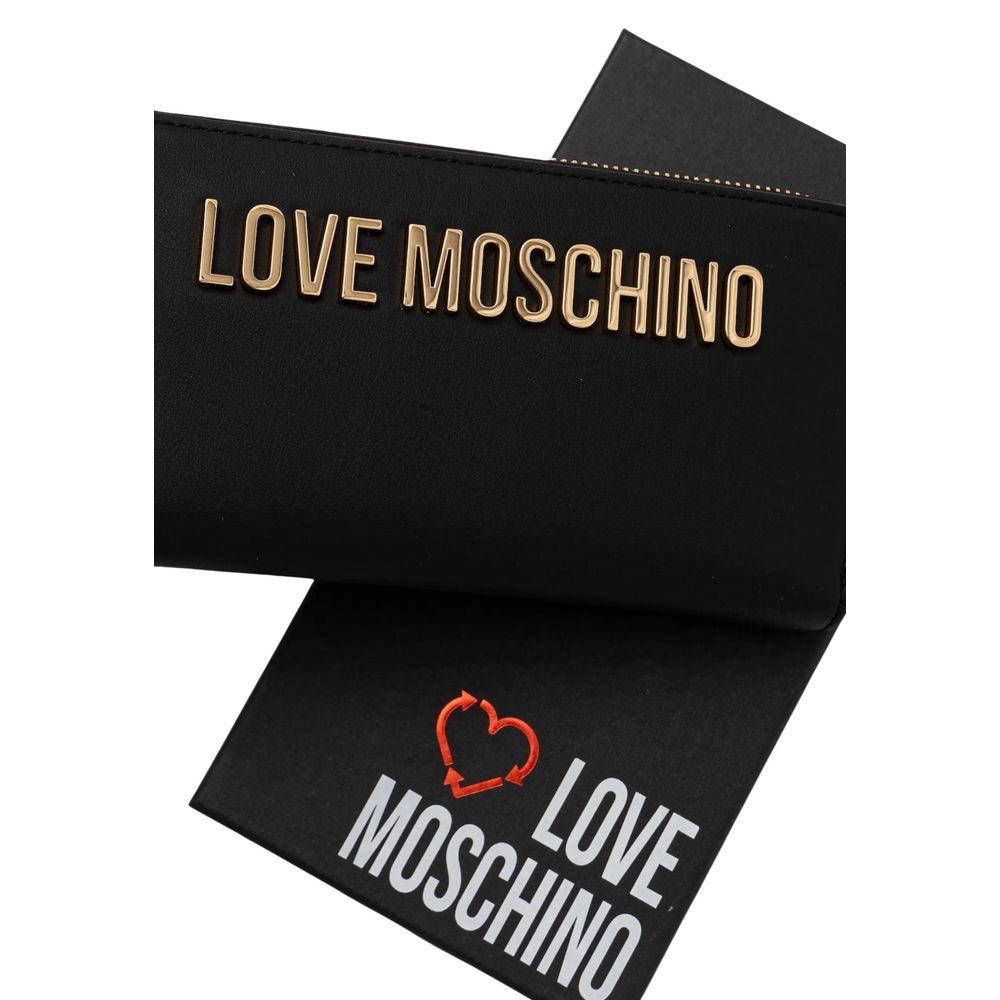 Love Moschino Sleepless Night Black Wallet