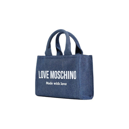 Moschino Handtasche in Blau (Küstenstil)
