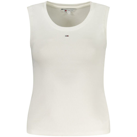 Tommy Hilfiger Bianco Cotton Women Tank Top