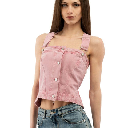Moschino Cotton Tank Top - Pink
