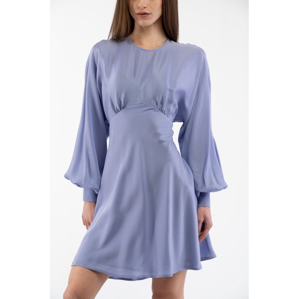 Moschino Robe Midi Lilas Marbella Chic Manches Longues