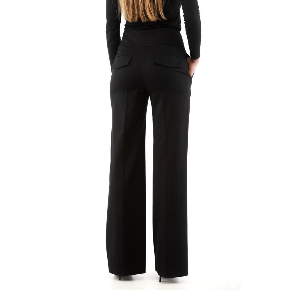 Moschino Wool Blend Dress Pants - Black