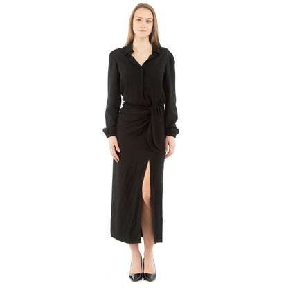 Moschino Sleepless Night Long-Sleeve Dress Black