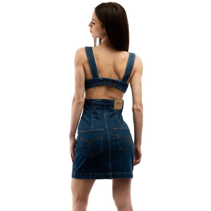 Moschino Mehrfarbiges Baumwoll-Freizeitkleid