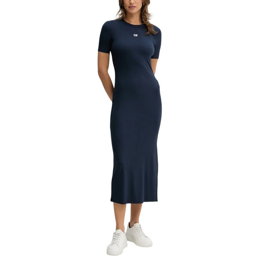 Calvin Klein Jeans Long Dress Blue