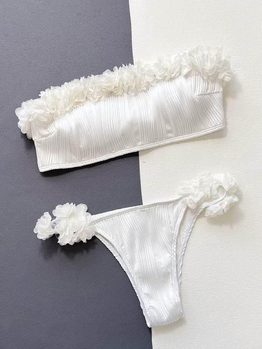 Applique Two-Piece Bikini Set