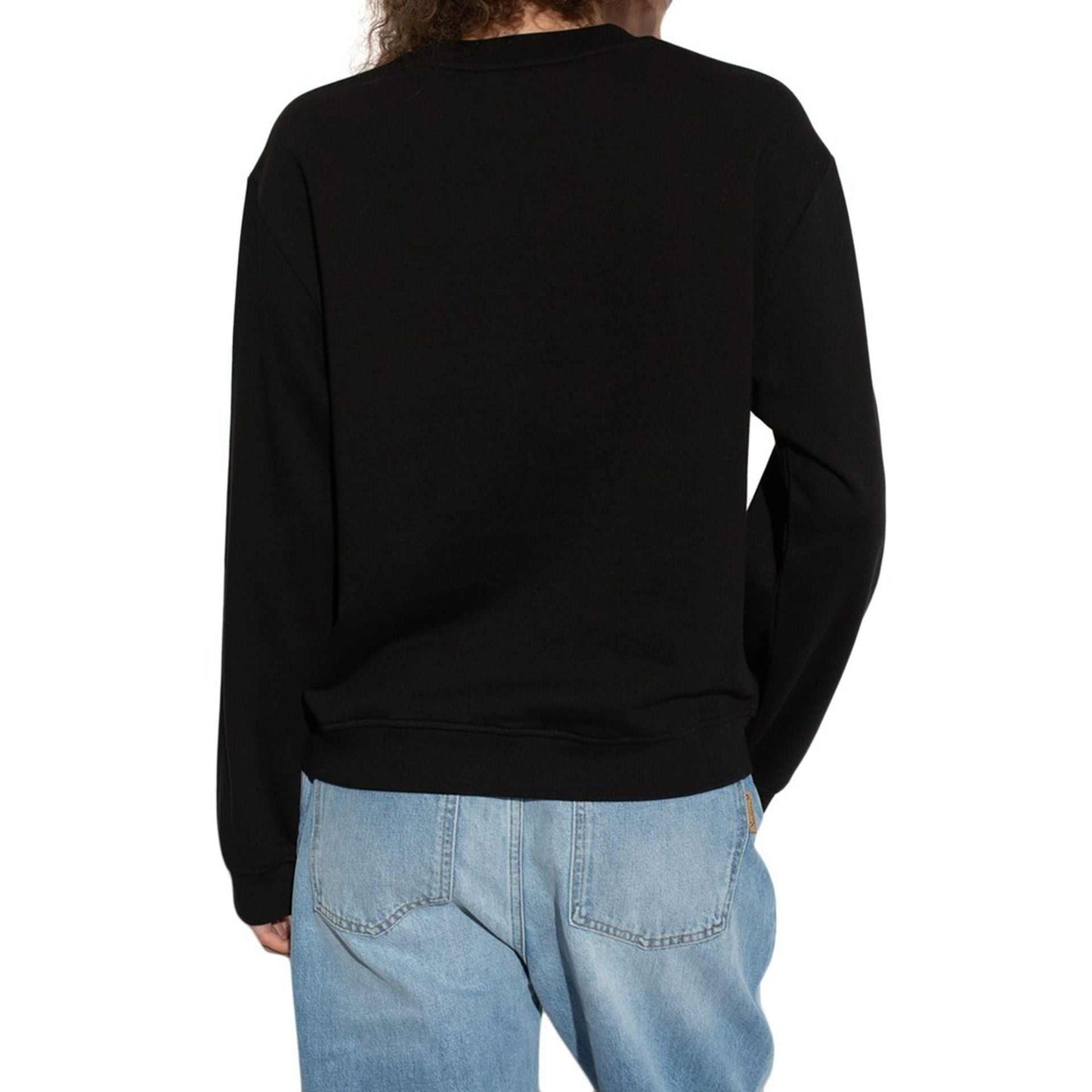 Love Moschino Black Female Sweather with Logo