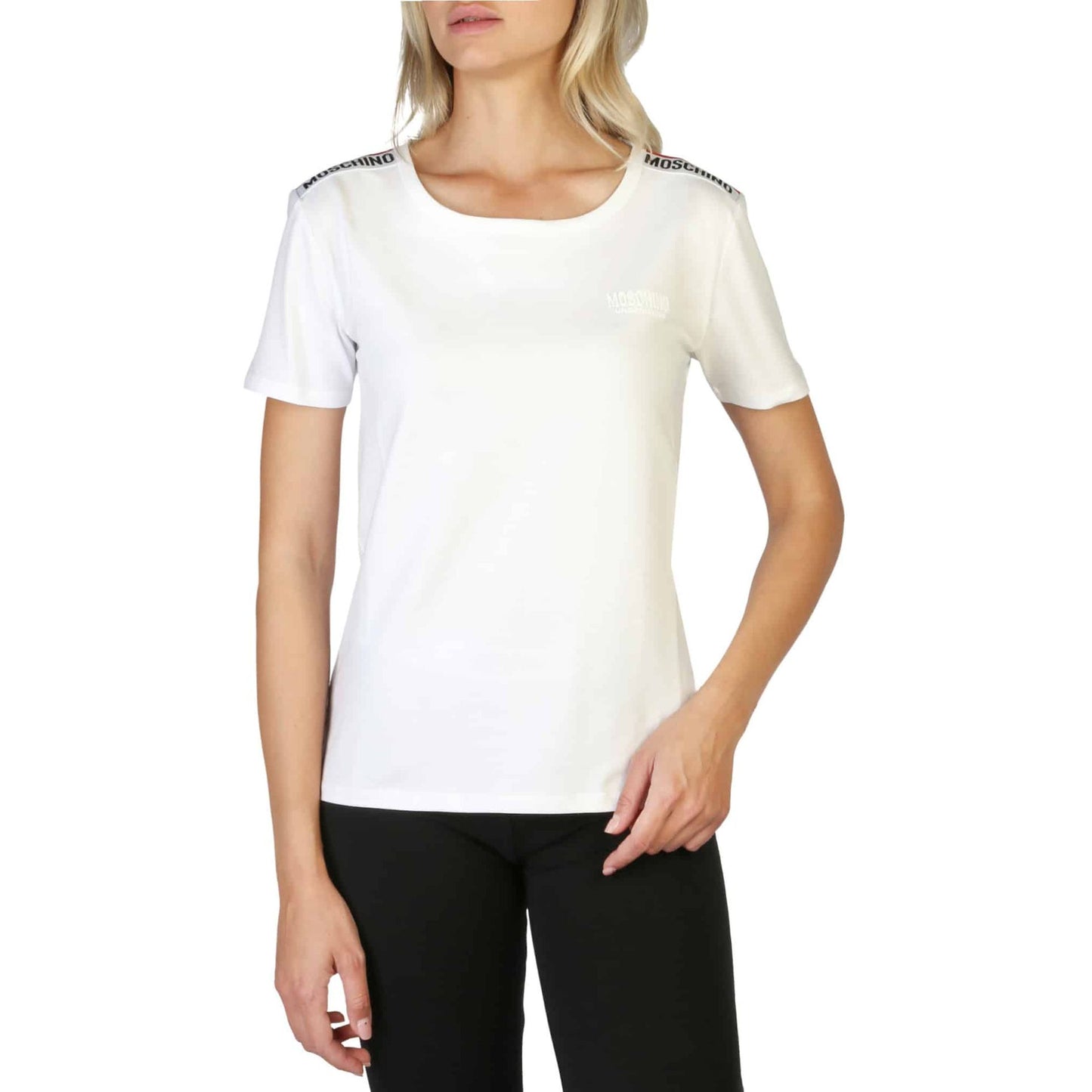 Moschino White Female  T-Shirt