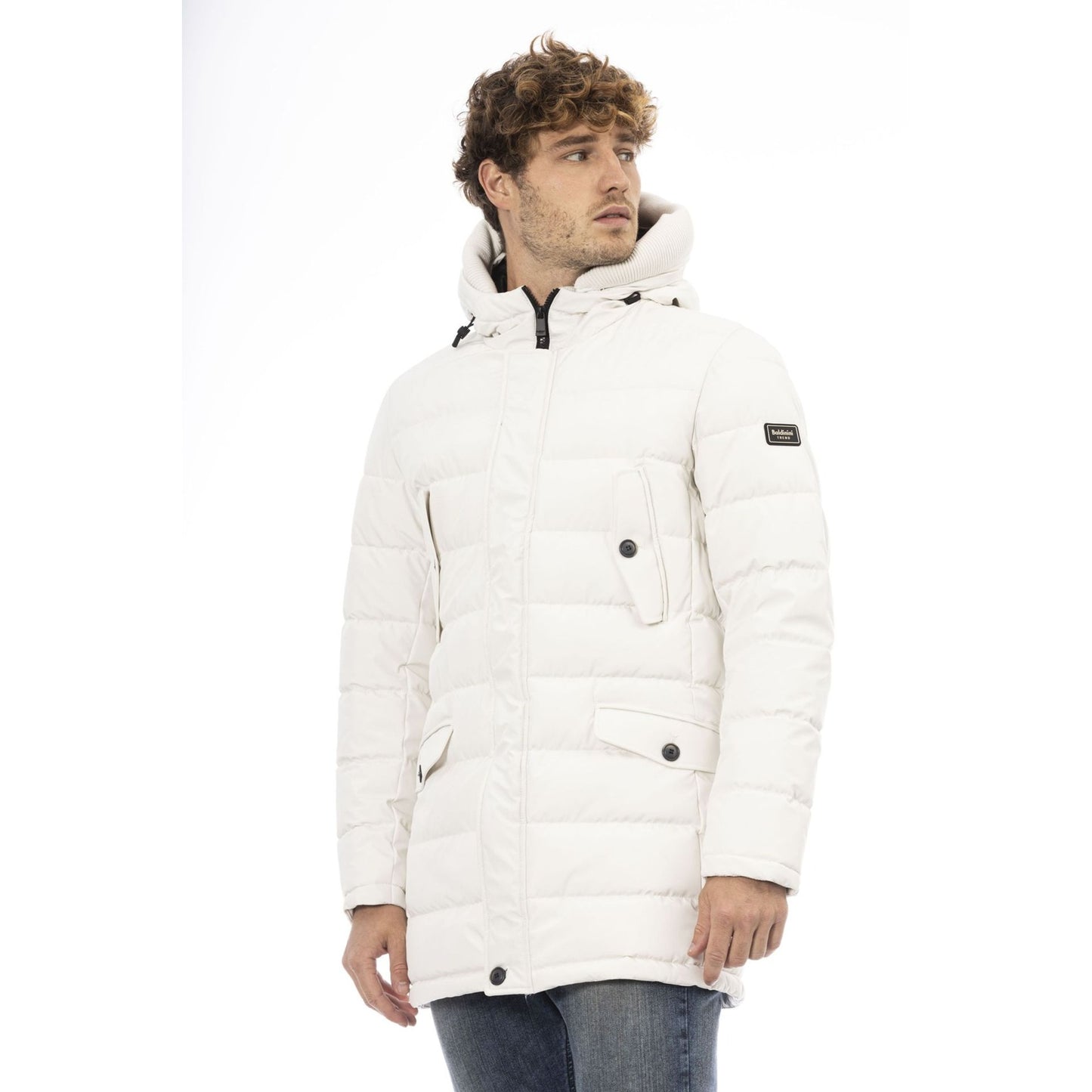 Baldinini Trend White Male Jacket