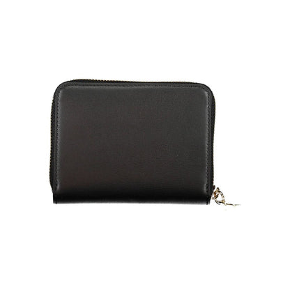 Tommy Hilfiger Sleepless Night Black Wallet Compact Zip Closure