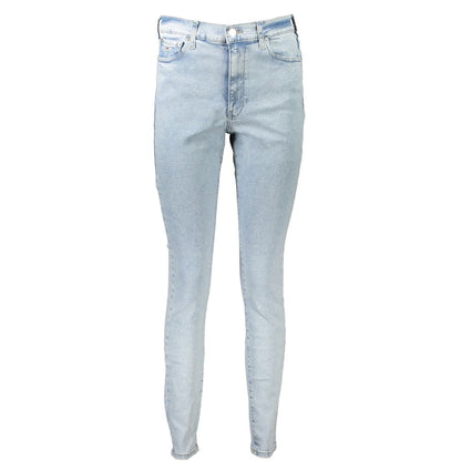 Tommy Hilfiger High-Rise Super-Skinny Jeans Sea Wave Azzurro