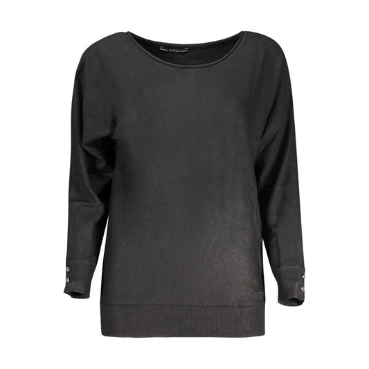 Guess Sleepless Night Black Long-Sleeved Sweater by Guess Jeans